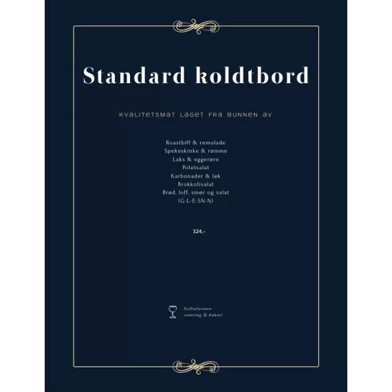 Koldtbord standard