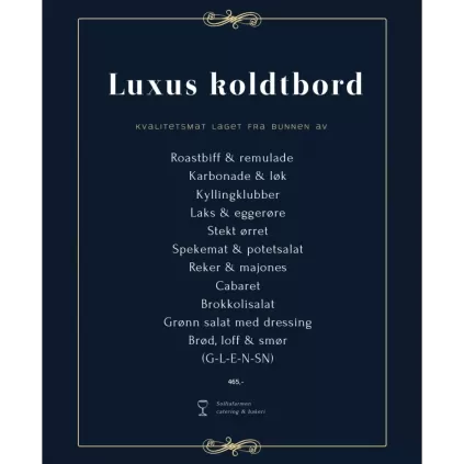 Koldtbord luxus